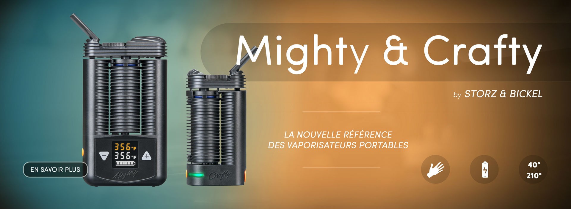 vaporisateur portable Mighty et Crafty